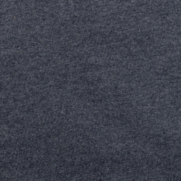Pull à col rond en coton recyclé non teinté Iqoniq Denali - Heather Navy / XXL