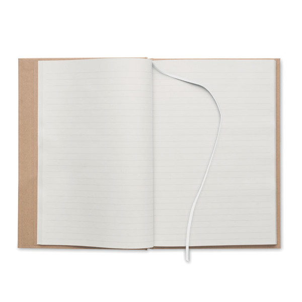 Musa A5 notebook, recycled paper, 200 pages - White