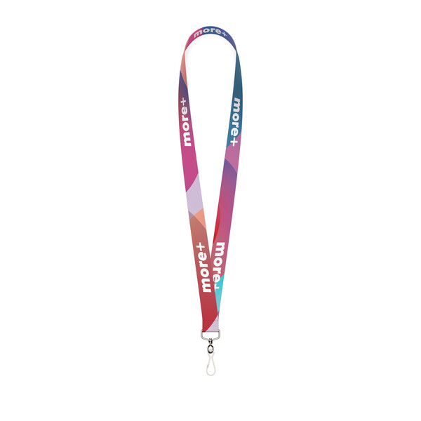 Lanyard sublimat - 10mm lățimea / L3 Cârlig în J