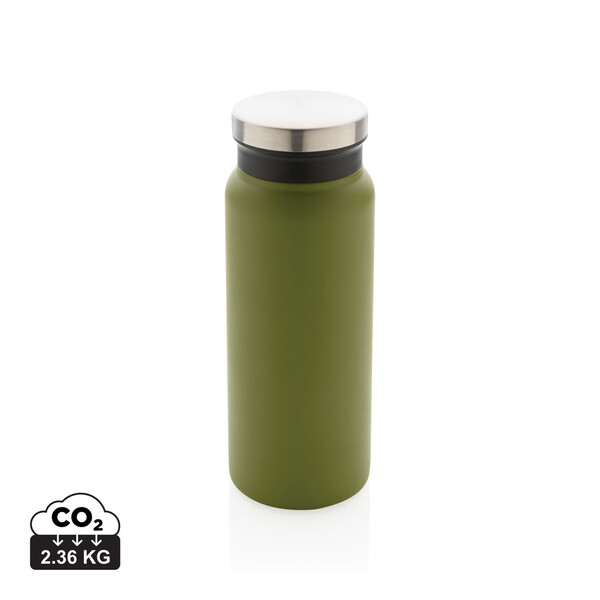 Termo fľaša z RCS recyklovanej ocele 600ml - Zelená