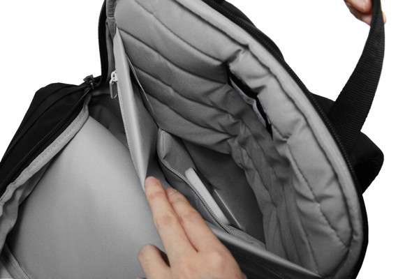 Batoh Soft Tote - Černá / Šedá
