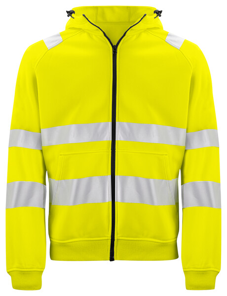 6132 SIGNALISATIE HOODIE YELLOW/BLACK XXL