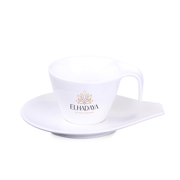 Porcelain cup,saucer,90 mm diameter