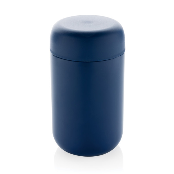 Mug isotherme en acier inoxydable recyclé certifié RCS Brew - Bleu