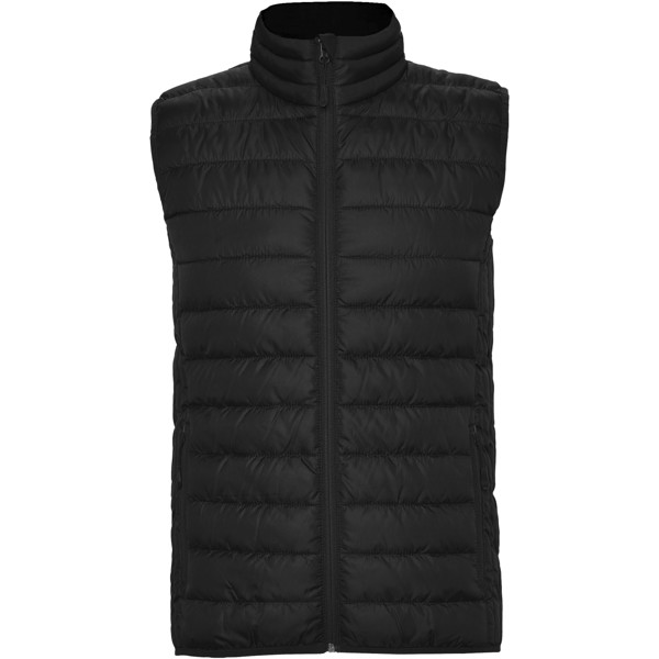 Oslo men's insulated bodywarmer - Solid Black / 4XL