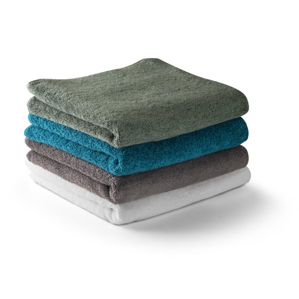 BARDEM L. Osuška (500 g/m²) z bavlny (82 %) a recyklované bavlny (18 %) - Bílá