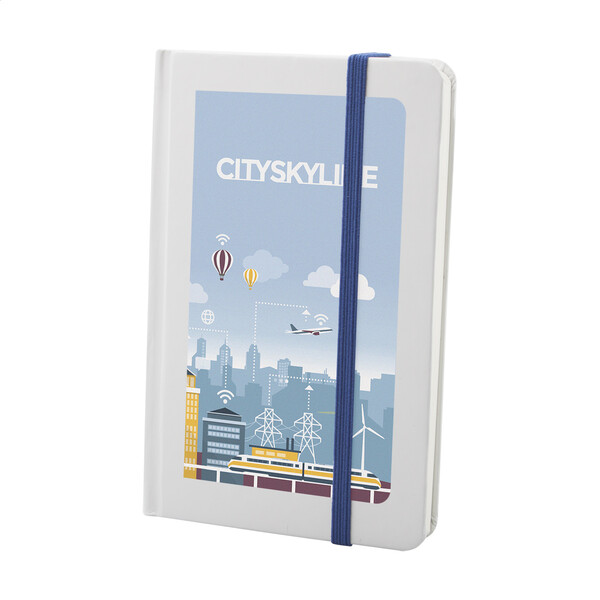 Carnet De Notes Pendula A6 - Bleu / Blanc