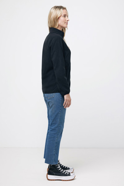 Iqoniq Talung recycled polyester microfleece zip through - Black / XS