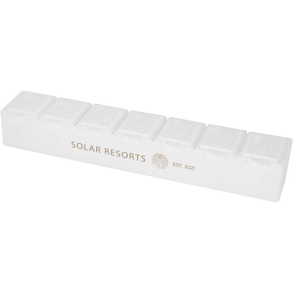 Pilulier semainier multi-vitamines Dose - Blanc