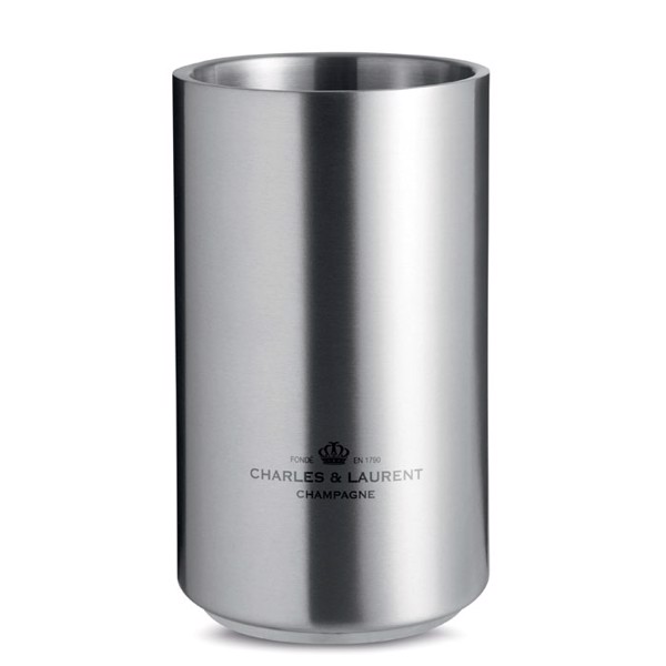 Coolio bottle cooler, stainless steel double wall