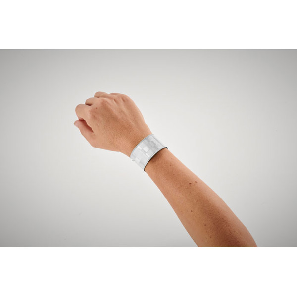 Reflective arm strap Enrollo + - Silver