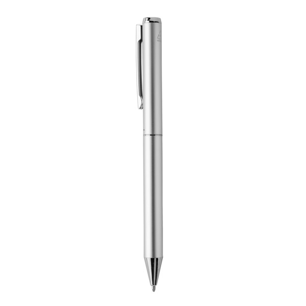 Pen Swiss Peak Cedar, recikliran aluminij, 1200 m - Silver