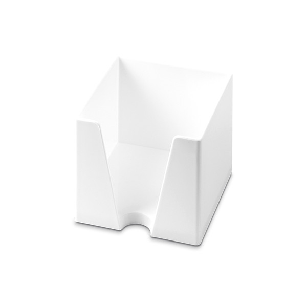 PAPER BLOCK HOLDER (89x89x77mm) - Blanc opaque / 