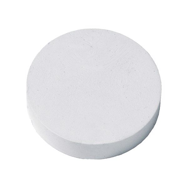 Radiergummi "Rund" - Weiss