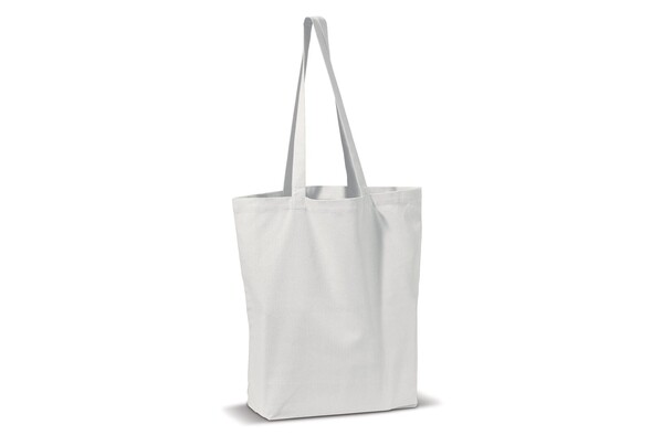 Sac à bandoulière toile 250g/m² 41x12x43cm - Blanc