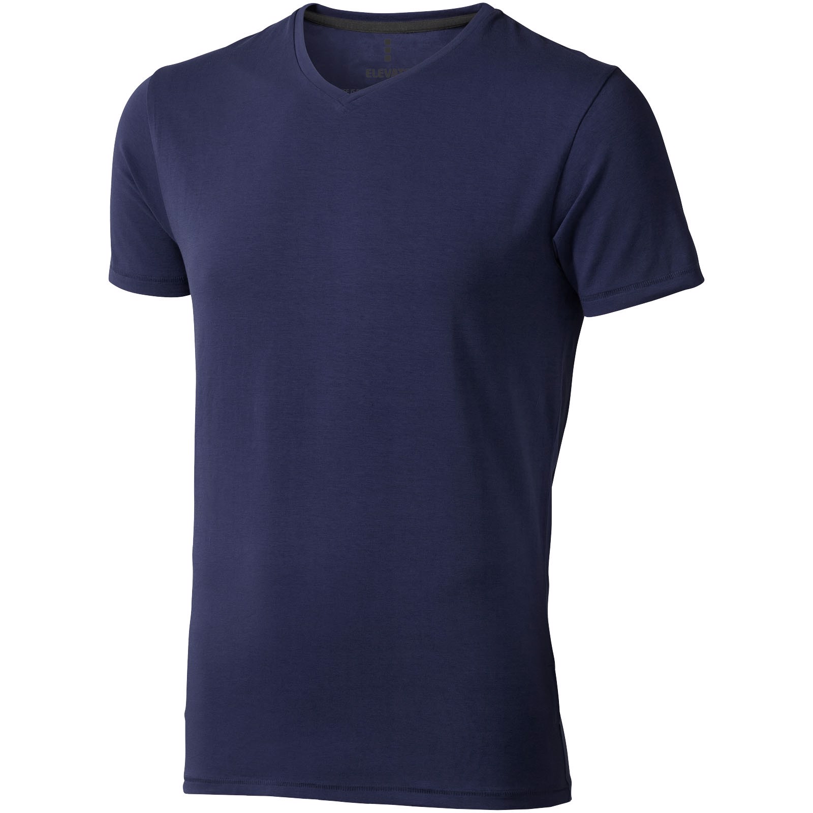 Kawartha short sleeve men's GOTS organic V-neck t-shirt - Navy / S