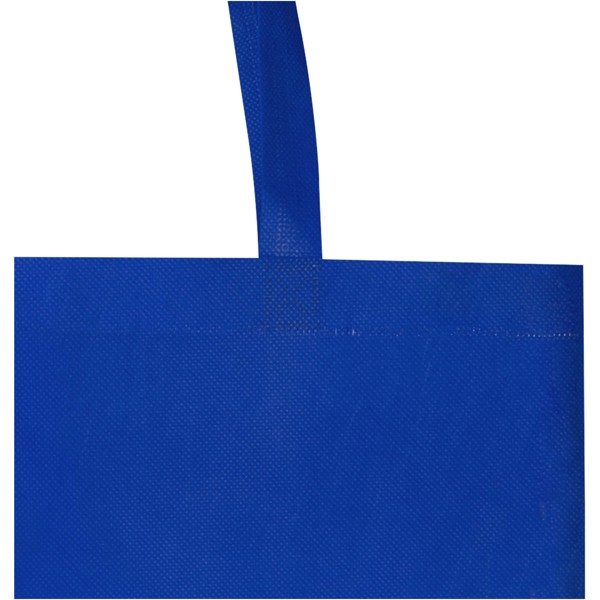 Tote bag a soffietto in tessuto non tessuto riciclato certificato GRS da 12 litri EcoSeal - Blu royal