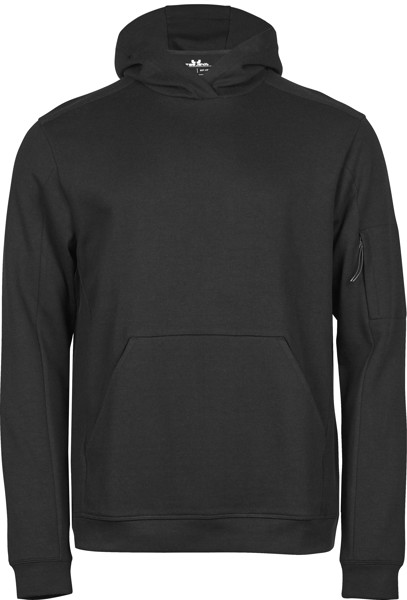 Pulover s kapuco "Athletic" Tee Jays | TJ 5702 - Črna / XS