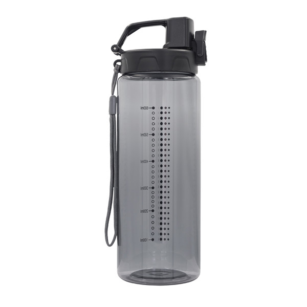 700 ml Feelsogood water bottle - Black / Grey