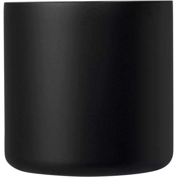 Bjorn 360 ml RCS certified recycled stainless steel mug with copper vacuum insulation - Black