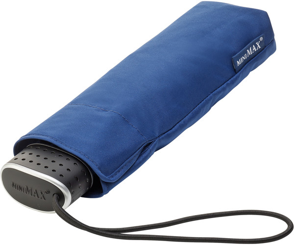 MINIMAX - Parapluie pliant - Manuel - Impermable au vent -  90 cm - Bleu