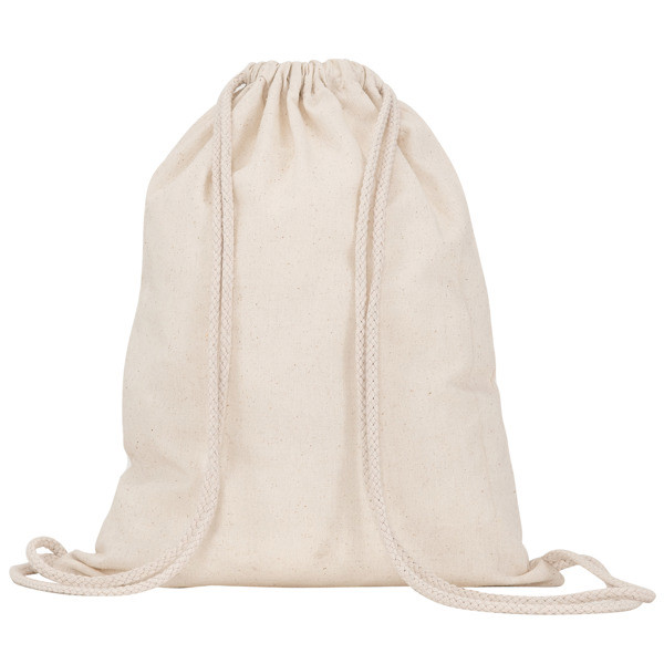 Bolsa mochila de cuerdas personalizada de algodón