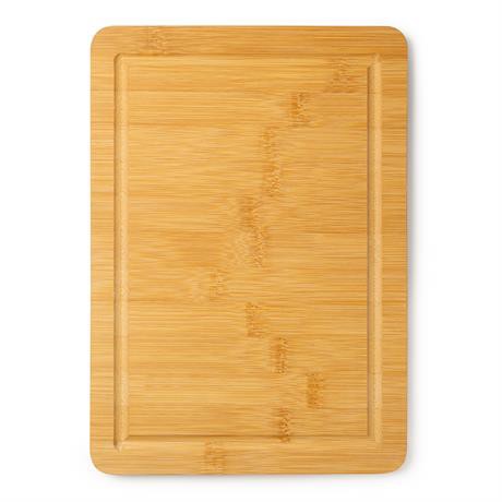 Personalised bamboo chopping board with juice groove