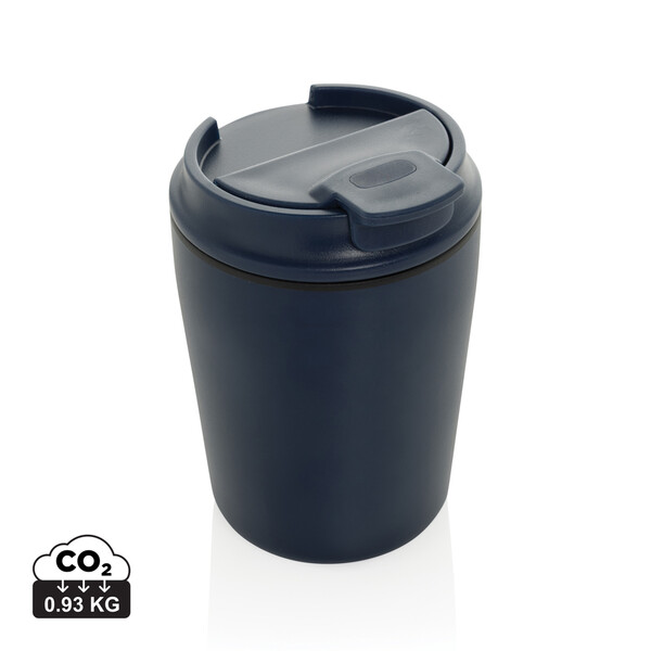Tasse à café 220ml dans une boite cylindrique Pico Barista - Bleu Marine