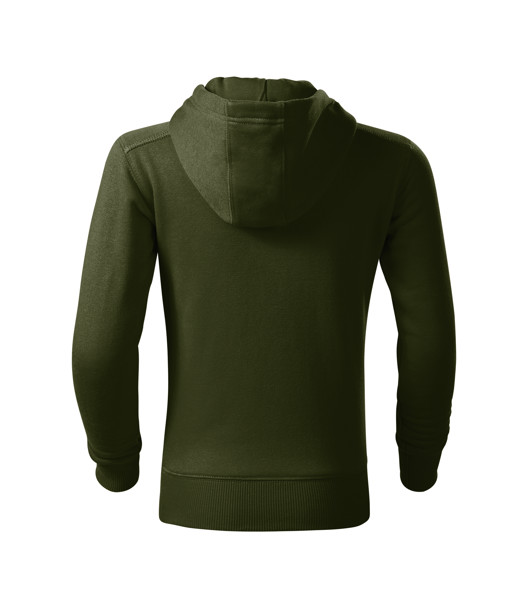 Sweatshirt Kids Malfini® Trendy Zipper - Military / 158 cm/12 years
