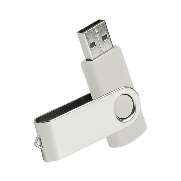 USB flash disk TwistDrive - Bílá / 8 GB