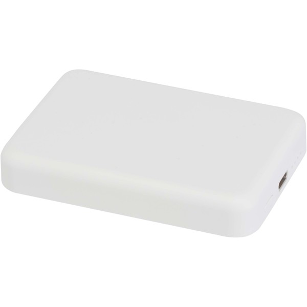 Acrab 15 W 5.000 mAh magnetische kabellose Powerbank mit 20 W PD aus recyceltem Kunststoff - weiss