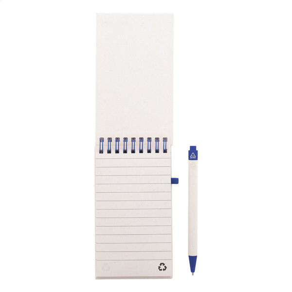 Carnet de notes en carton de pack de lait Relact Jot - Bleu