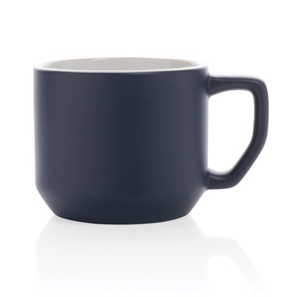 Mug 350ml moderne en céramique - Bleu Marine