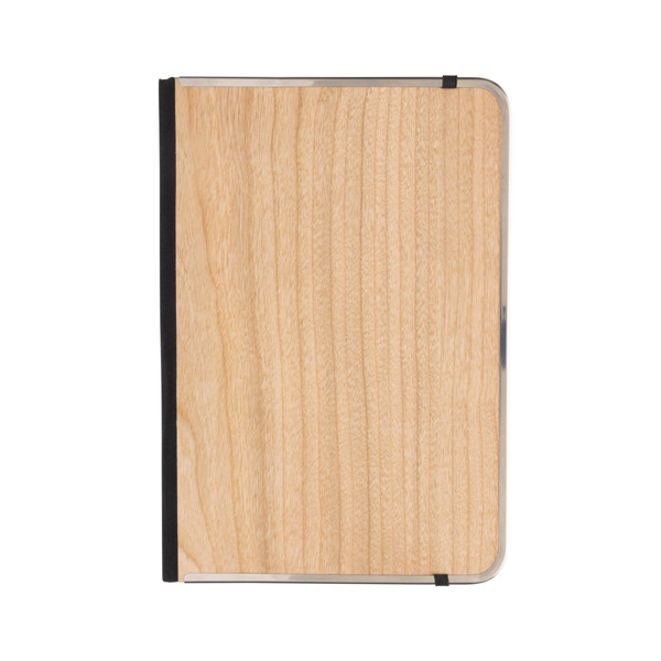 Treeline A5 wooden cover deluxe notebook - Brown