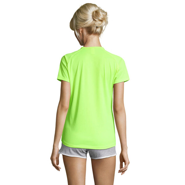 SPORTY T-SHIRT SENHORA 140g Sporty Women - Amarelo FluoXXL
