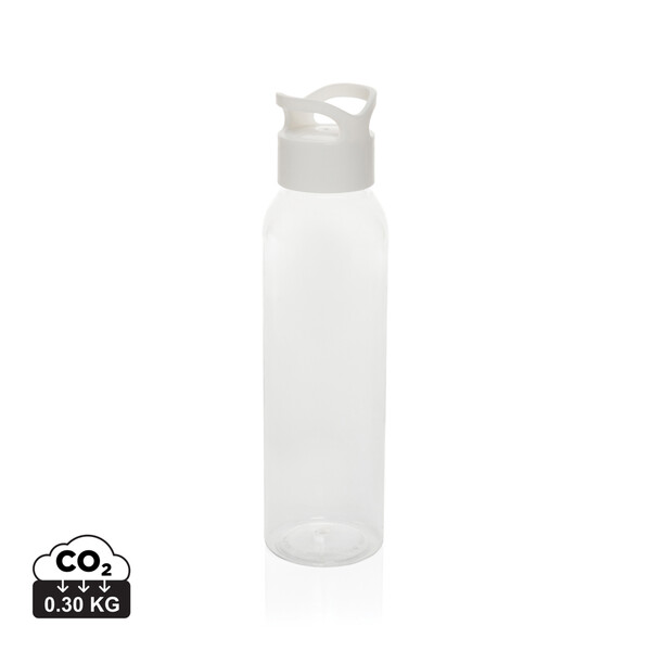 Oasis RCS recycled pet water bottle 650ml - White