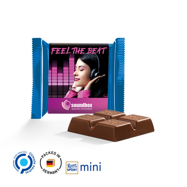 Ritter Sport Mini, Weiß / Ritter Sport Mini Nugat, 16,5 G