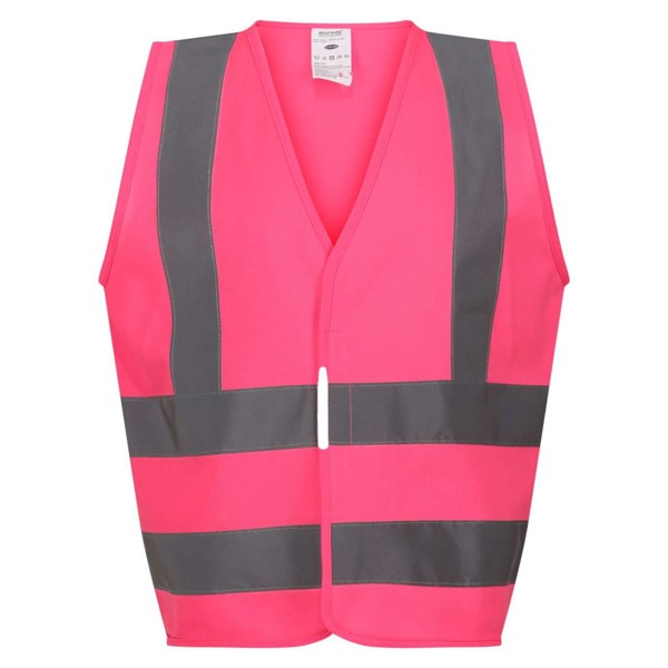 Hi-Vis Pro Junior Vest - Fluro Pink / 32