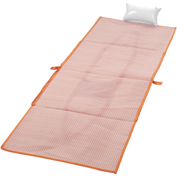Bonbini foldable beach tote and mat - Orange