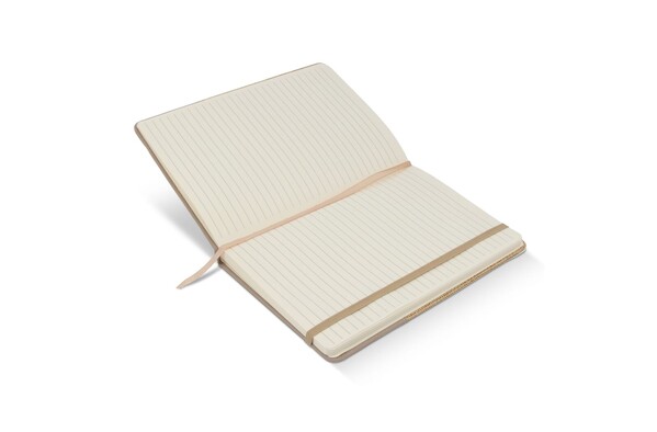 Carnet de notes en jute R-PET - Ecru