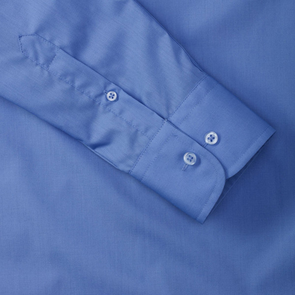 Tailored Poplin ShirtLS - White / 3XL