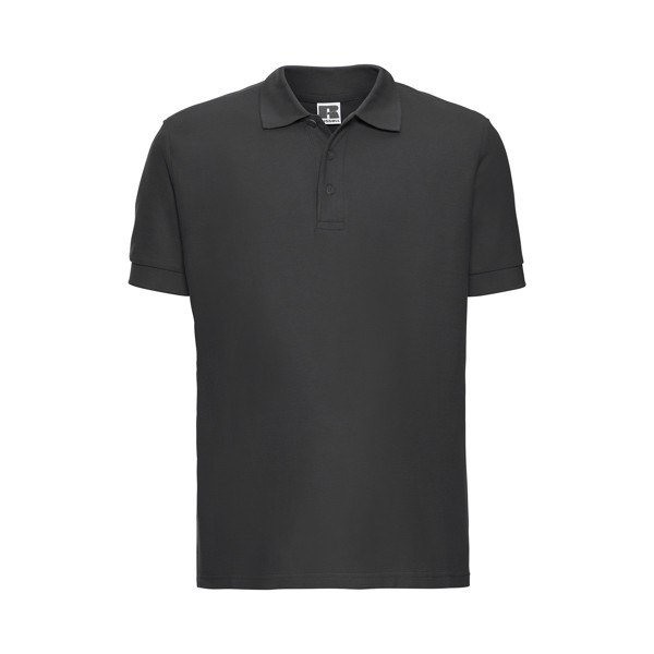 Polo Algodão Superior De Homem - Cinza Escuro / S