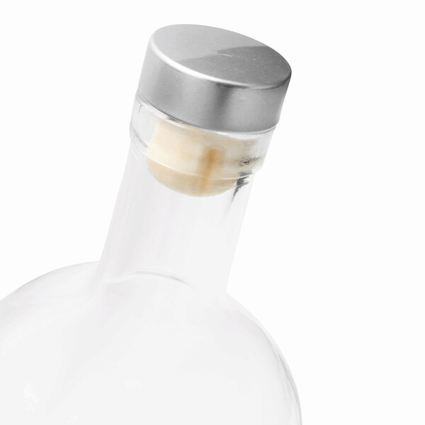 Glass Drinking Bottle Pearly