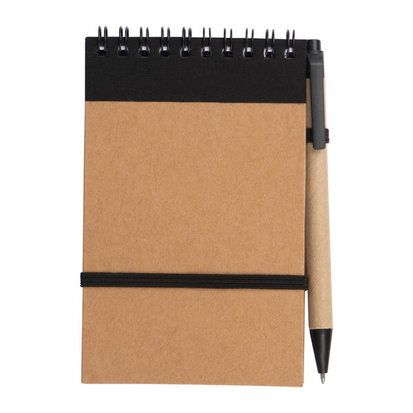 To do pad with pen - Black