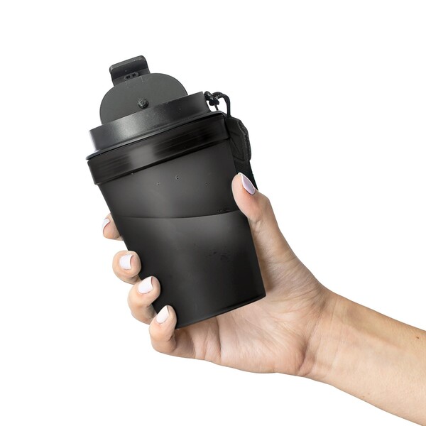 Travel drinking mug 350 ml Lush - black