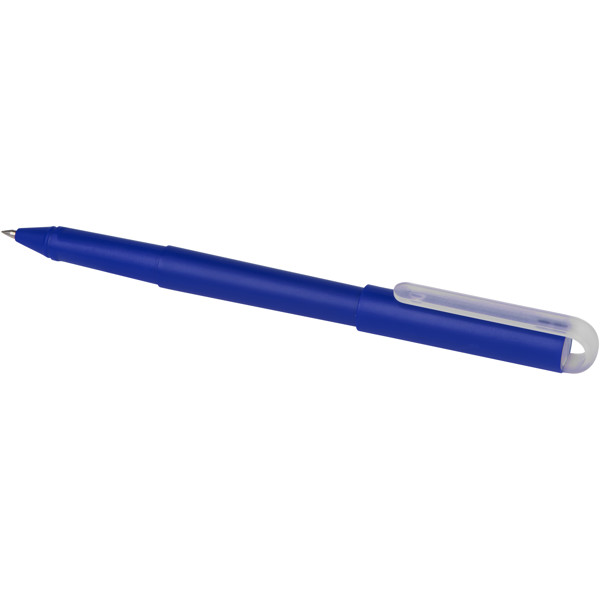 Penna roller gel in PET riciclato Mauna (inchiostro nero) - Blu royal