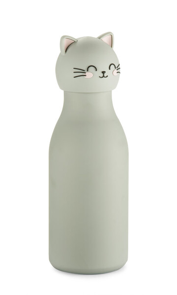 ANIMI Insulated Bottle – Dinosaur 400 ml - grey