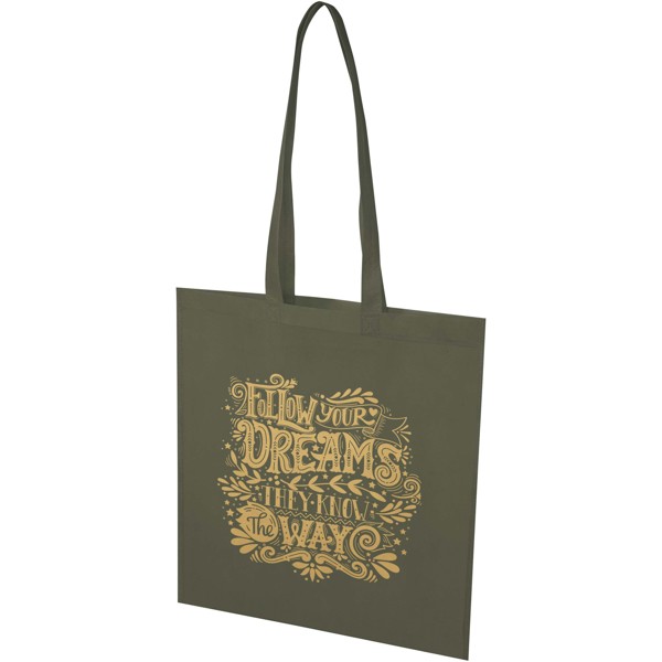 Tote bag convention in tessuto non tessuto riciclato certificato GRS da 6 litri EcoSeal - Verde foresta