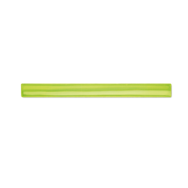 Reflective safety slap band with in silver or yellow reflective foil (CE EN17353) - Yellow (EN17353) / 34x3cm