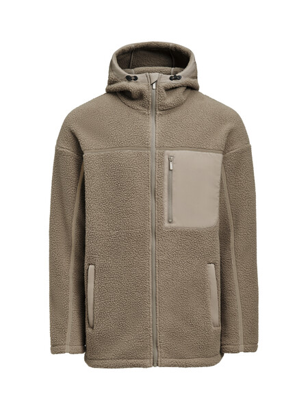 Harvest Montana Pile Fleece Walnut S